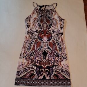 Paisley Print Dress